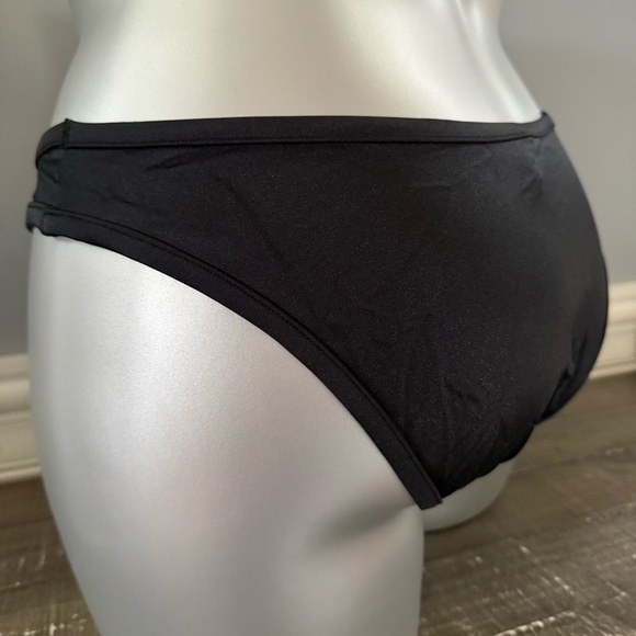 Victorias Secret Swim Bottom Bikini XL Size 16 Black Golden Hour Classic - Picture 1 of 6